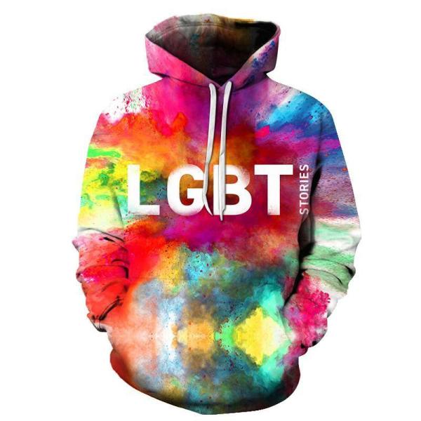 LGBT Pride Colors 3D – Sweatshirt, Hoodie, Pullover