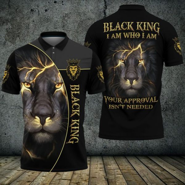 Black King Most Important Piece In The Game 3D AOP Polo Shirt