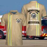 Being A Firefighter Is A Choice 3D All Over Printed Short Sleeve Polo Shirt