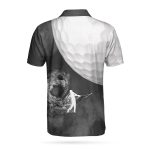 Golf Ball And Golfer With Smoke 3D AOP Polo Shirt