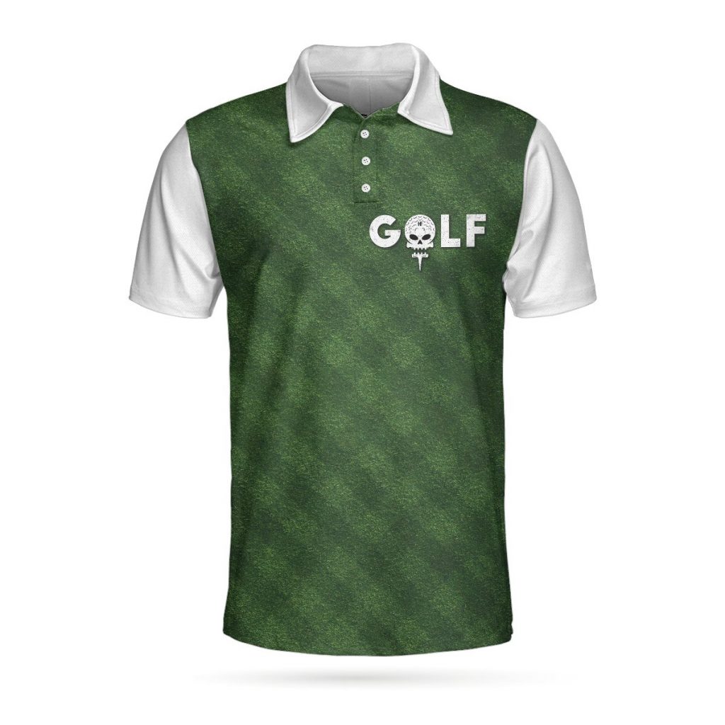 Golf Green Background 3D Aop Polo Shirt