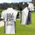 Golf Saved Me 3D AOP Polo Shirt