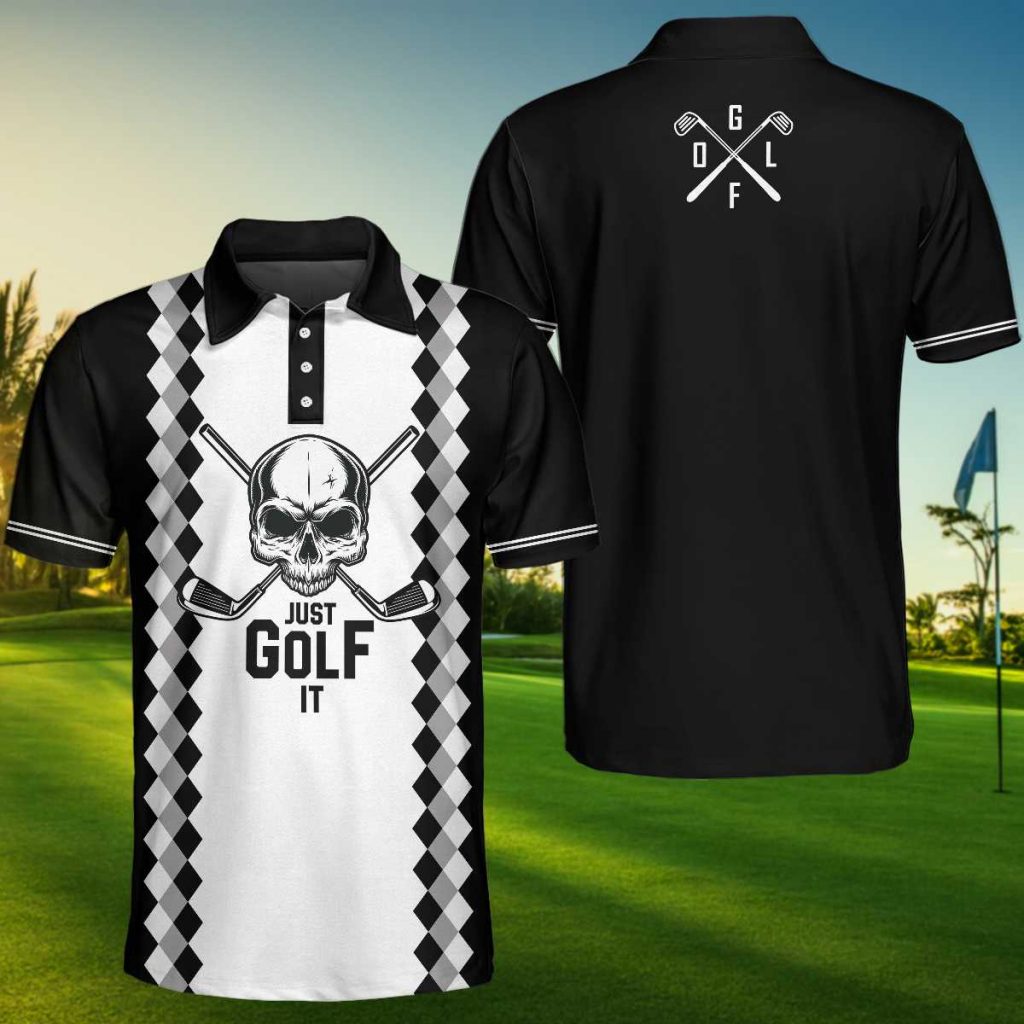 Just Golf It Skull 3D Aop Polo Shirt