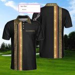 Personalized Luxury Baroque Pattern Golf 3D AOP Polo Shirt