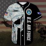 Custom Name Baseball Jersey United States Air Force Veteran All Over Printed