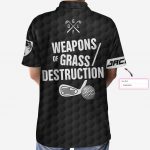 Personalized Golf Weapons Of Grass Destruction 3D Polo Shirt