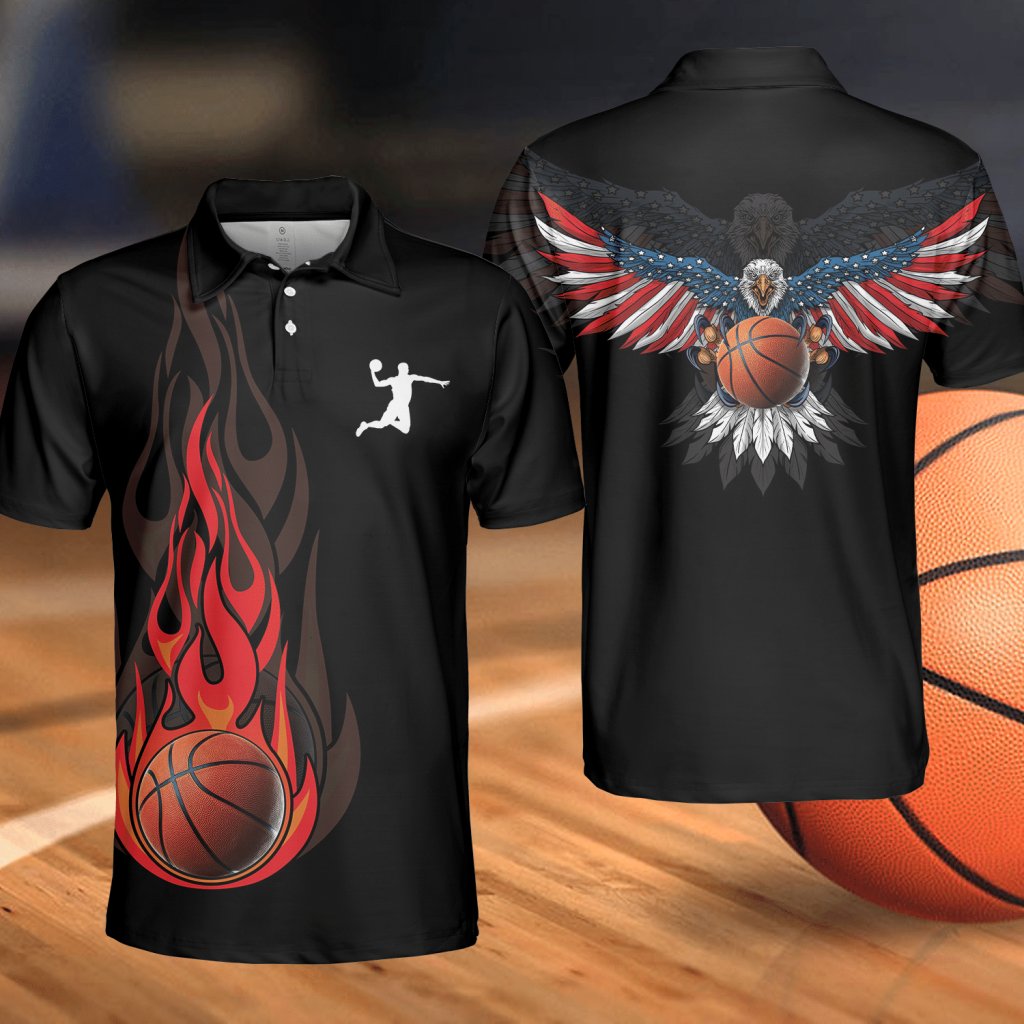 Basketball American Eagles Polo Shirt