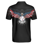 Baseball American Eagles Polo Shirt