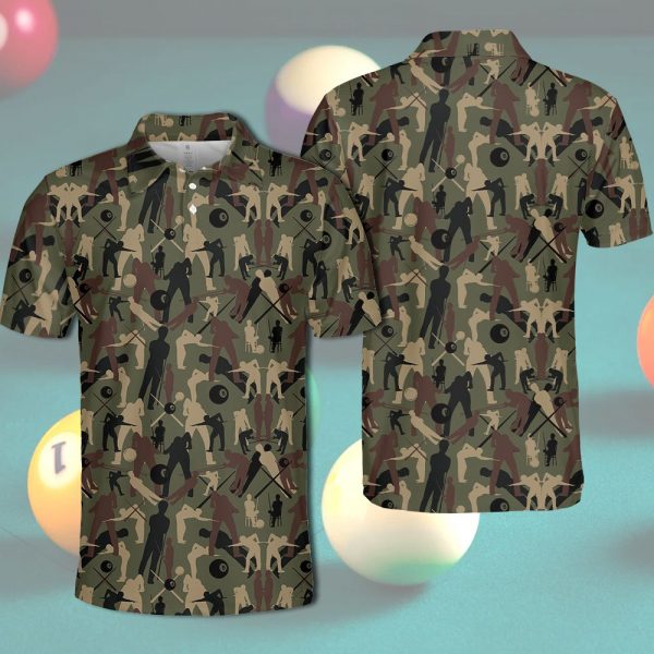 Camouflage Bowling Polo Shirt
