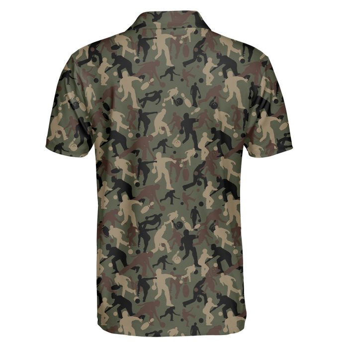 Camouflage Bowling Polo Shirt
