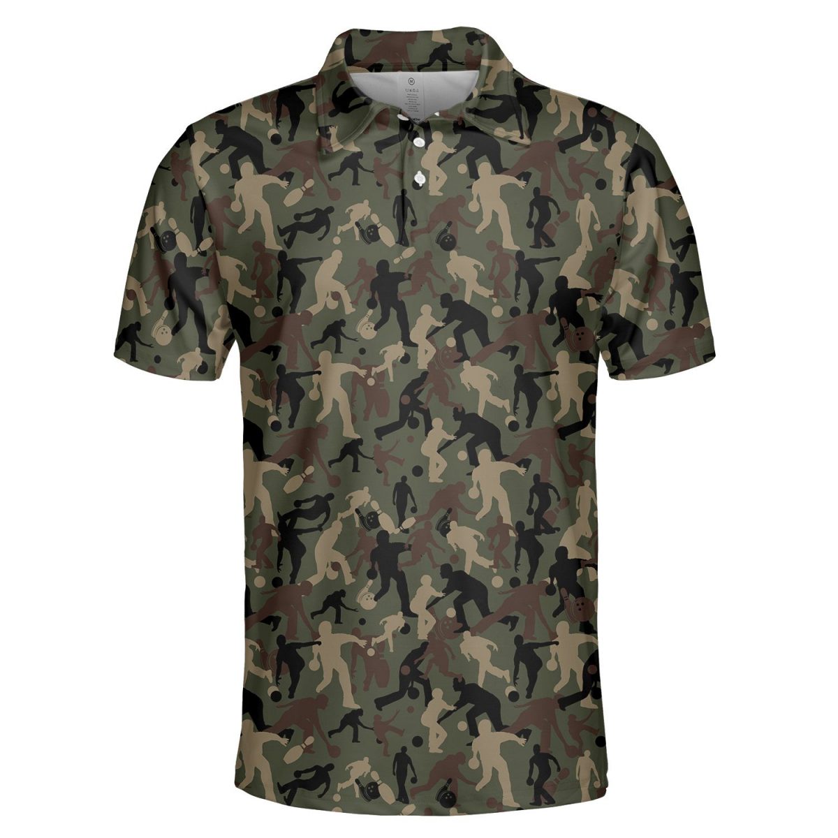 Camouflage Bowling Polo Shirt - Godoprint