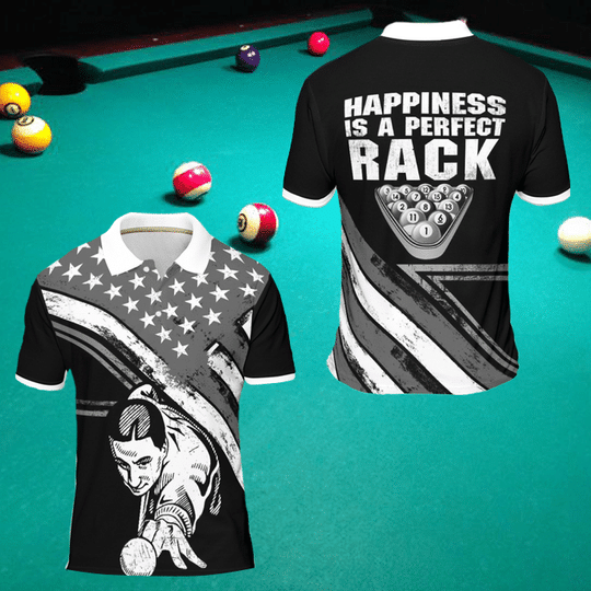 Billiard Shirt – Never Give Up Until The Last Cue Ball Falls Polo Shirt