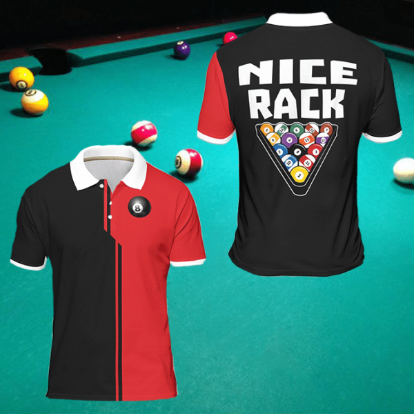 Billiard Shirt – Billiard Balls My Pool Strategy Is Top Secret Even I Don’t Know What I’m Doing Polo Shirt
