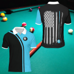 Billiards Shirt – Keep Calm And Run The Table US Billiards Polo Shirt