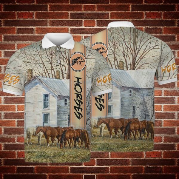 Horse Shirts – Horseback Riding Near Me And America Flag Polo Shirt