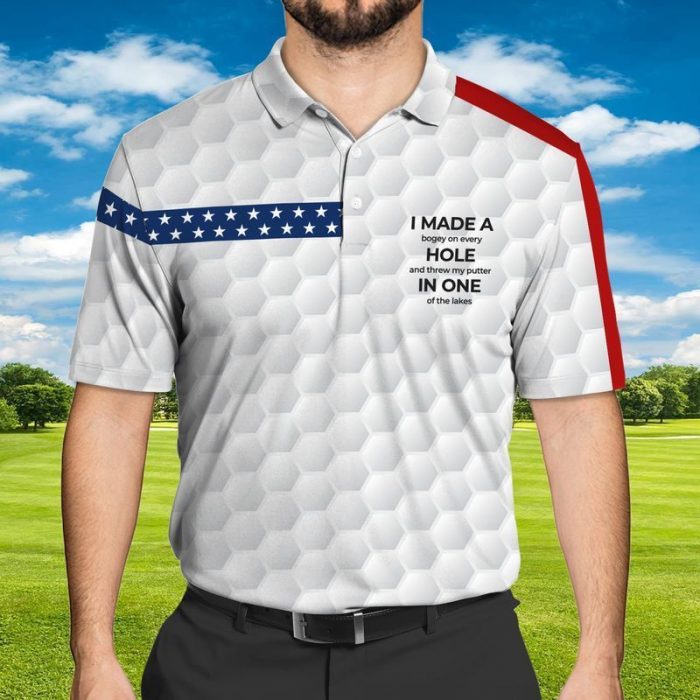 Golf Polo Shirt – Crazy Golf All Over Print Polo Shirt Gifts For Golf Lover