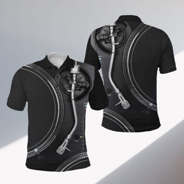 Golf Shirt Designs – Golf Is My New Religion Black And White Polo Shirt