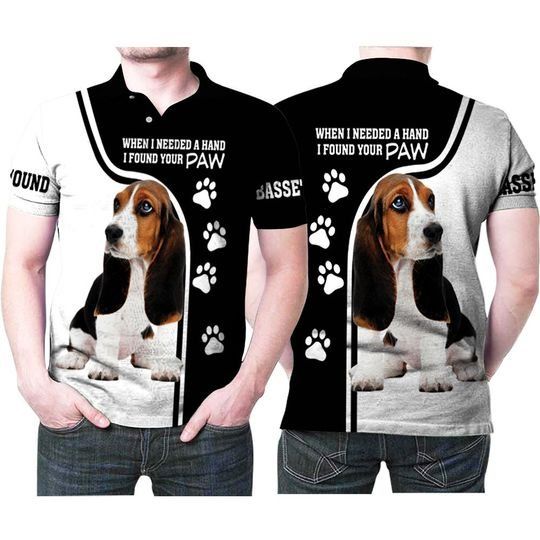 Dog Polo Shirt – I Found Your Paw Australian Shepherd Gift For Basset Hound Lovers Clothing