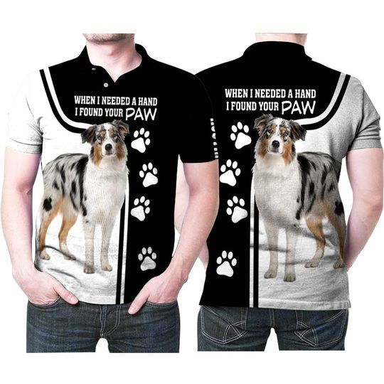 Paw Shirt – Love Black American Pitbull Amazing Polo Shirt For Dog Lover