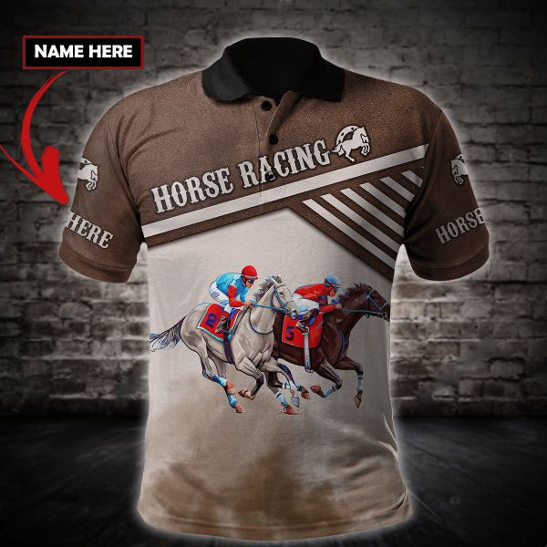 Horse Polo Shirt – Horse And Jesus 3D All Over Printed Shirts For Men And Women