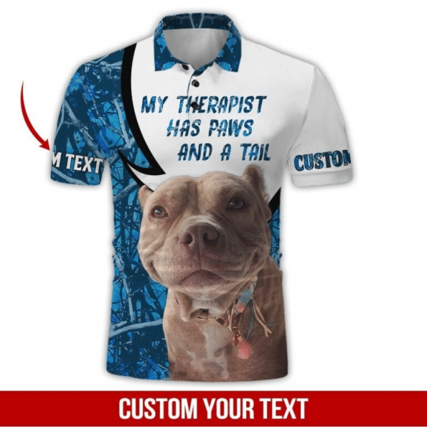 Personalized Dog Shirts  – Customized Image German Shepherd 3D AOP Polo Shirt