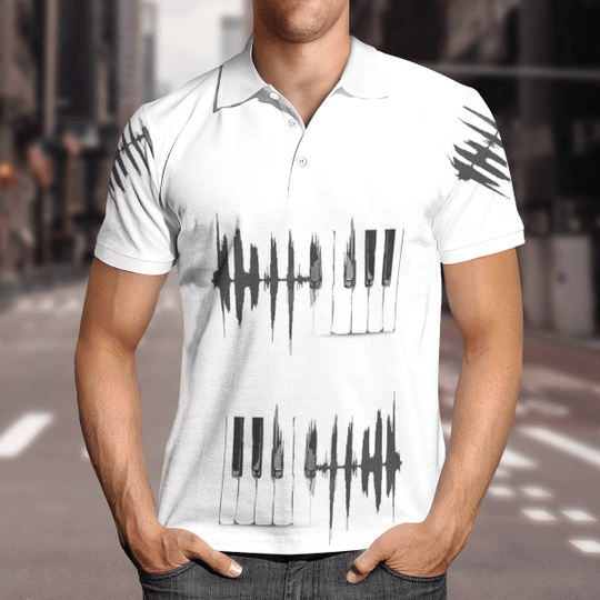 Music Shirt – All You Need Is A Piano For Music Lover Short Sleeve Polo Shirt