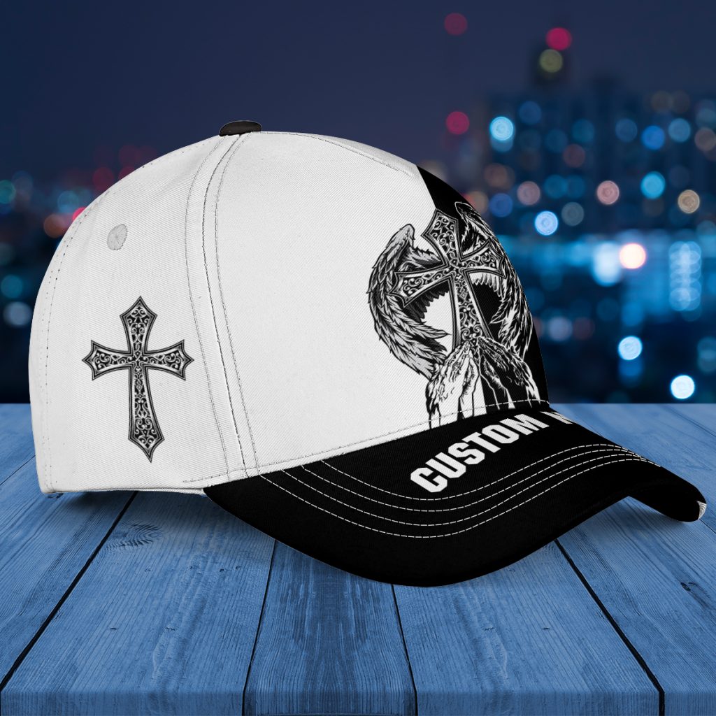Jesus Is My God King Lord Angle Couple Hands Aop Baseball Cap Hat