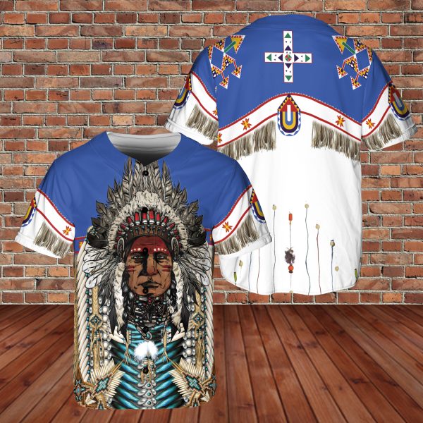 Native American Warrior DreamCatcher 3D AOP Baseball Jersey