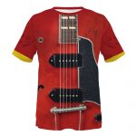 I’m Guitar Granpa Except Much More Cooler AOP 3D T-Shirt  Red/Orange Style