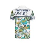 GodoPrint Men’s Hawaiian Style Golf Polo Shirt, Moisture-Wicking Short-Sleeve Shirt for Men, Skew Collar Shirt Gift