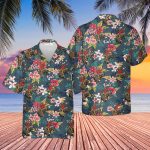 Godoprint Bull Riding Hawaiian Shirt, Bull Rider Shirts for Men, Short Sleeves Button Down Summer Beach Dress Shirts