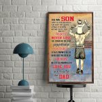 Personalized Boxing Dad And Child Never Lose Custom Poster Unframed Son Dad Gift
