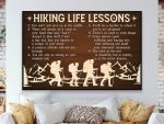 Life Lessons Icon Hiking – Outdoor Poster Unframed Wall Decor For Living Room Bedroom