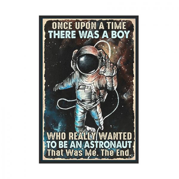 Astronaut Home Living Room Wall Decor Vertical Poster Unframed