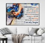 Guitar I Can Only Imagine – Surrounded By Your Glory Horizontal Poster Unframed
