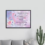 Personalized Flamingo – Today Have A Good Day Laugh Love Live Poster Unframed