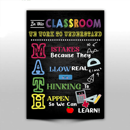 In This Classroom Poster Classroom Expectations Education Motivaltional Wall Art