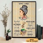 Custom Name Vintage Metal Tin Sign Just a Girl Who Loves Books Library Study Poster Unframed