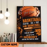 Custom Name Basketball Is a Way of Life Poster Son Dad Gift Home Decor