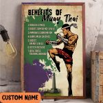 7 Benefits of Muay Thai Sport Unframed Home Poster Decor