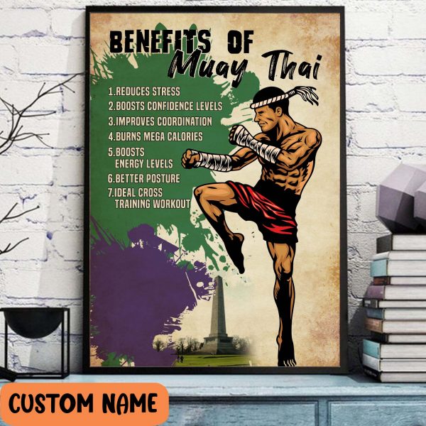 7 Benefits of Muay Thai Sport Unframed Home Poster Decor