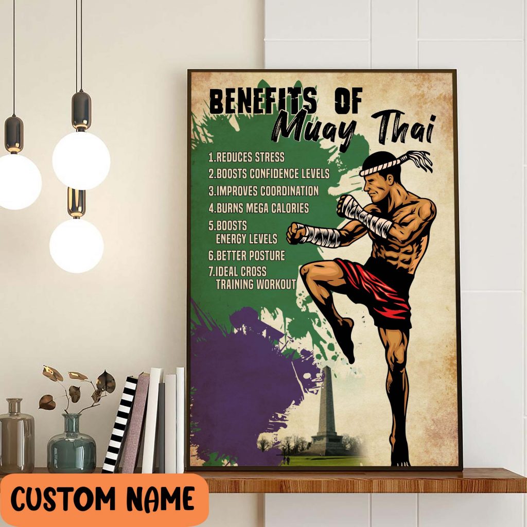 7 Benefits Of Muay Thai Sport Unframed Home Poster Decor