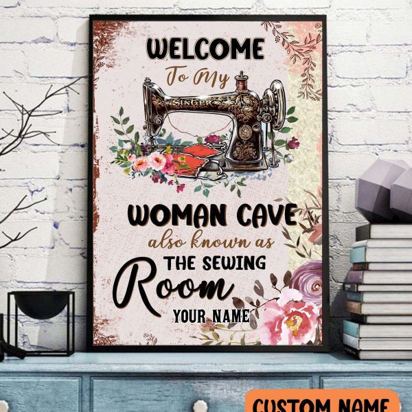 Quilting Rules  Sewing Day and Night Custom Poster Sewing Enthusiast Women, Sewer Gift