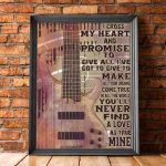 Electric Guitar Poster- Make All Your dream Come True Motivational Wall Art