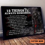 Knight Templar 12 Things Always Remember Poster – Inspiration Gift For Warriors