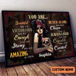 Sugar Skull Gothic Style For Tattoo Girl Gift Poster You Are Beautiful Personalized Gift