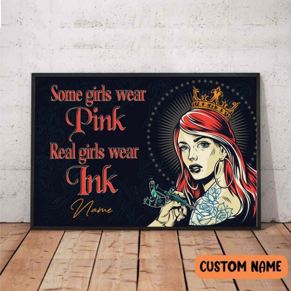 Skull Tattoo Poster I’m Not Sugar And Spice And Everything Nice Personalized Gift