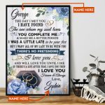 Will Love You Until I Die Wedding Couple Poster Gift For Husband Wife Bride