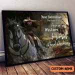 ever Underestimate The Power Of An Archer Girl Who Loves Horses And Archery Poster