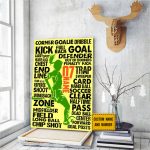 Custom Depender Soccer Women Poster Gift Idea For Soccer Player, Daughter